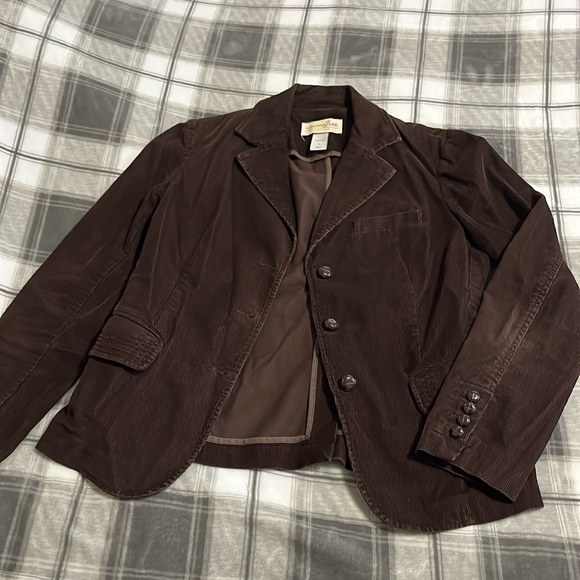 London Jean brown corduroy blazer size 8 - Picture 1 of 2
